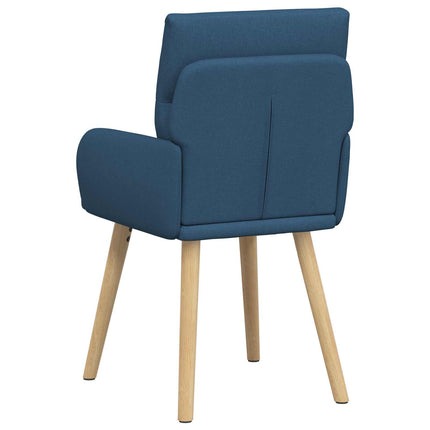 Spisestole 2 stk. Stof Blå 60 x 56 x 96 cm