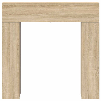 Pejseramme Sonoma-eg 102 x 18 x 100,5 cm Konstrueret træ
