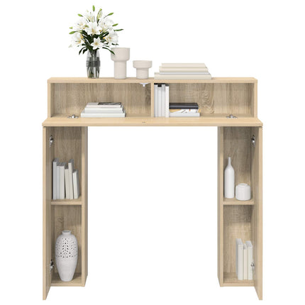 Pejseramme Sonoma-eg 102 x 18 x 100,5 cm Konstrueret træ