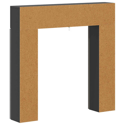 Pejseramme Sort 102 x 18 x 100,5 cm Konstrueret træ