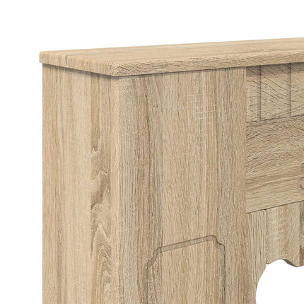 Pejseramme Sonoma-eg 93 x 20 x 89 cm Konstrueret træ