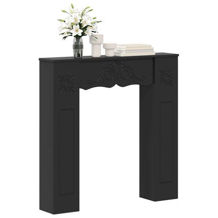 Pejseramme Sort 102 x 20 x 102 cm Konstrueret træ
