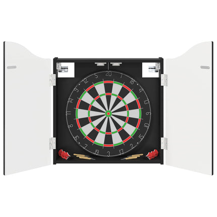 Dartboard Skab Sort 56 x 12 x 63 cm Konstrueret træ