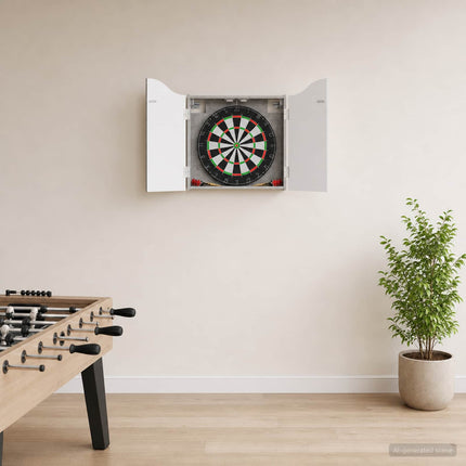 Dartboard Skab Betongrå 56 x 12 x 63 cm Konstrueret træ