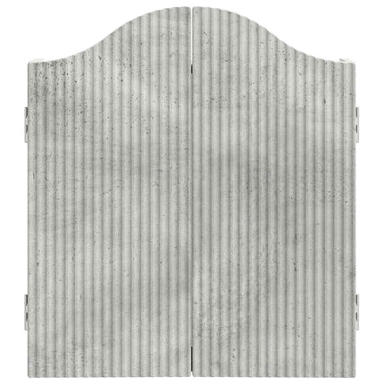 Dartboard Skab Betongrå 56 x 12 x 63 cm Konstrueret træ