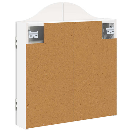 Dartboard Skab Hvid højglans 56 x 12 x 63 cm Konstrueret træ