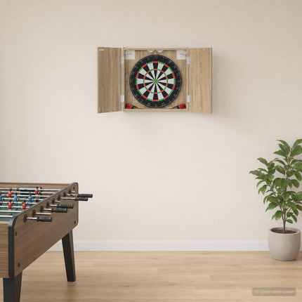 Dartboard Skab Sonoma-eg 56 x 12 x 53,5 cm Konstrueret træ