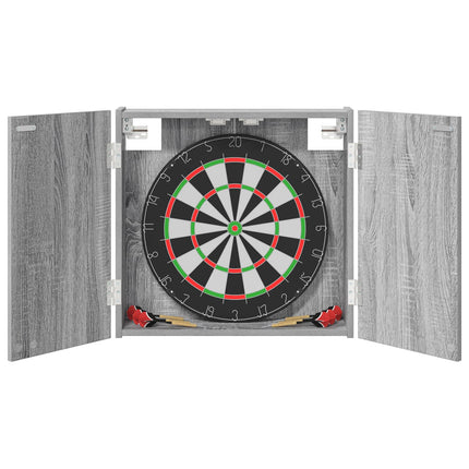 Dartboard Skab Grå Sonoma 56 x 12 x 53,5 cm Konstrueret træ