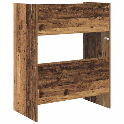 DJ Bord Gammelt træ 102 x 45 x 102 cm Konstrueret træ