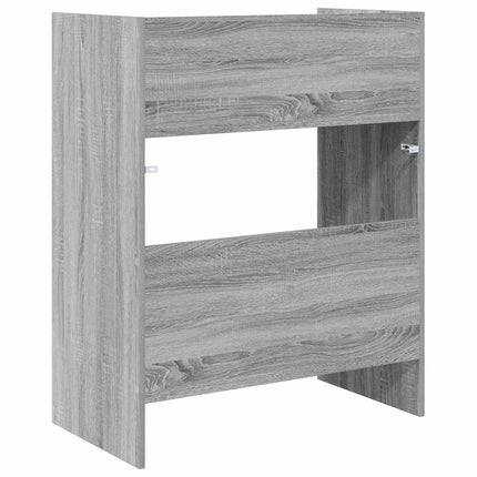 DJ Bord Grå Sonoma 82 x 45 x 102 cm Konstrueret træ
