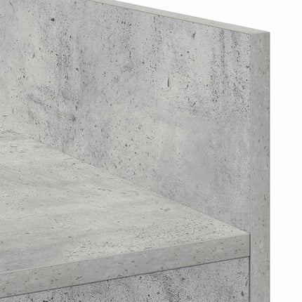 DJ Bord Betongrå 62 x 45 x 102 cm Konstrueret træ