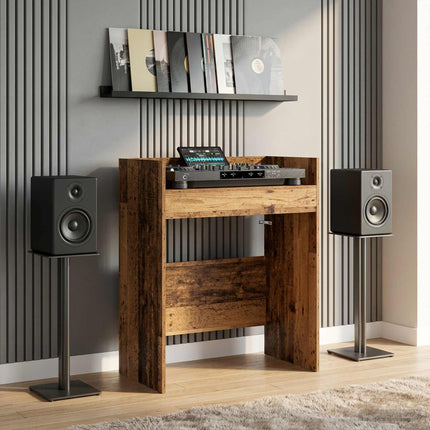DJ Bord Gammelt træ 62 x 45 x 102 cm Konstrueret træ