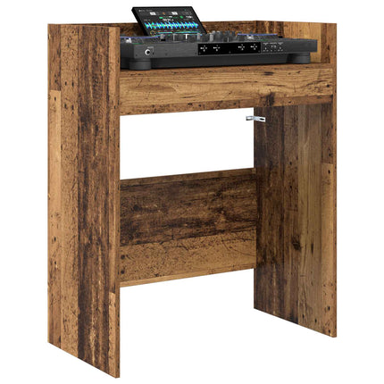 DJ Bord Gammelt træ 62 x 45 x 102 cm Konstrueret træ
