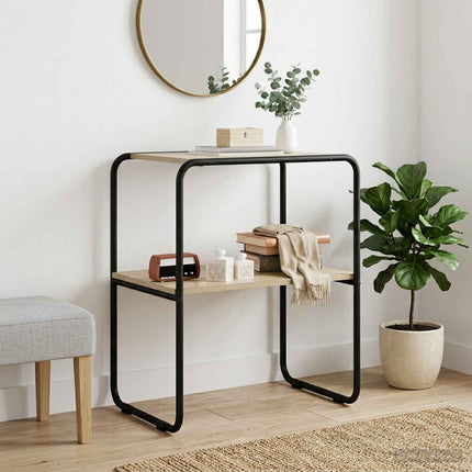 Konsolbord Sonoma-eg 60 x 42,5 x 70 cm Konstrueret træ