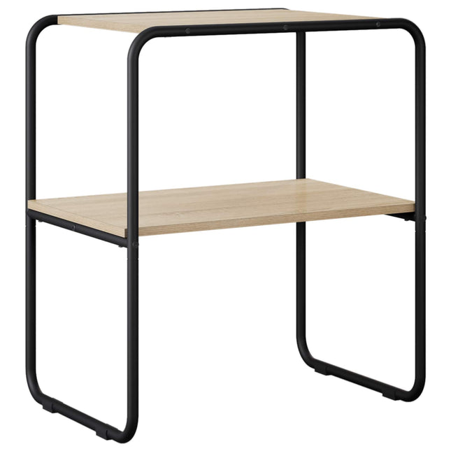 Konsolbord Sonoma-eg 80 x 42,5 x 70 cm Konstrueret træ