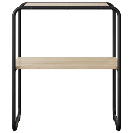 Konsolbord Sonoma-eg 80 x 42,5 x 70 cm Konstrueret træ