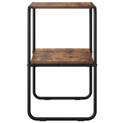 Konsolbord Røget eg 80 x 42,5 x 70 cm Konstrueret træ