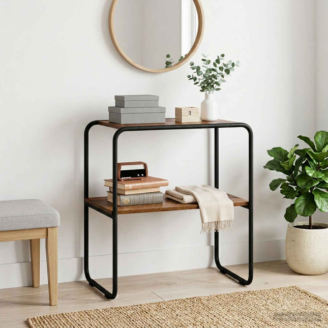 Konsolbord Gammelt træ 80 x 42,5 x 70 cm Konstrueret træ