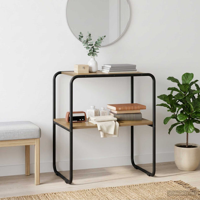 Konsolbord Artisan-eg 80 x 42,5 x 70 cm Konstrueret træ