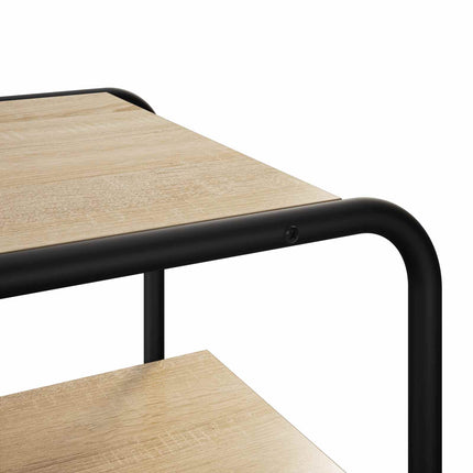 Konsolbord Sonoma-eg 60 x 41 x 75 cm Konstrueret træ