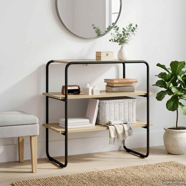 Konsolbord Sonoma-eg 60 x 41 x 75 cm Konstrueret træ