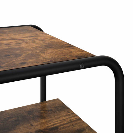 Konsolbord Røget eg 60 x 41 x 75 cm Konstrueret træ