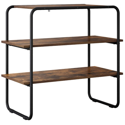 Konsolbord Røget eg 60 x 41 x 75 cm Konstrueret træ