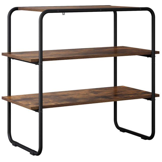 Konsolbord Røget eg 60 x 41 x 75 cm Konstrueret træ
