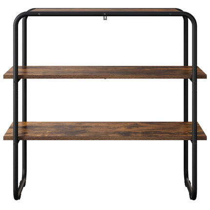 Konsolbord Røget eg 80 x 41 x 75 cm Konstrueret træ