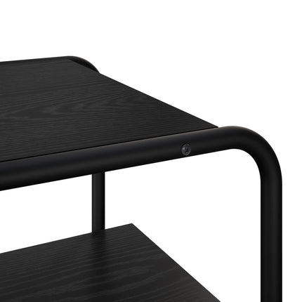 Konsolbord Sort eg 100 x 41 x 75 cm Konstrueret træ