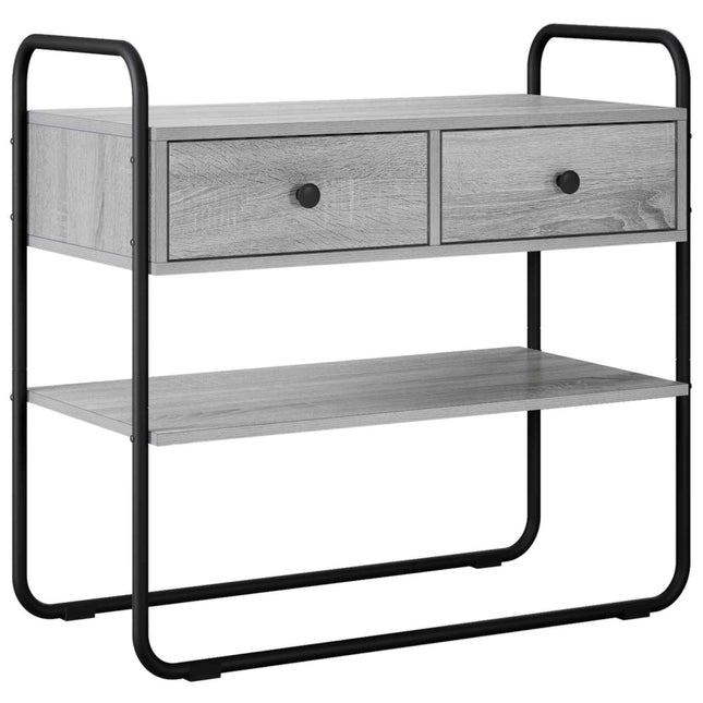 Konsolbord Grå Sonoma 80 x 40 x 75 cm Konstrueret træ