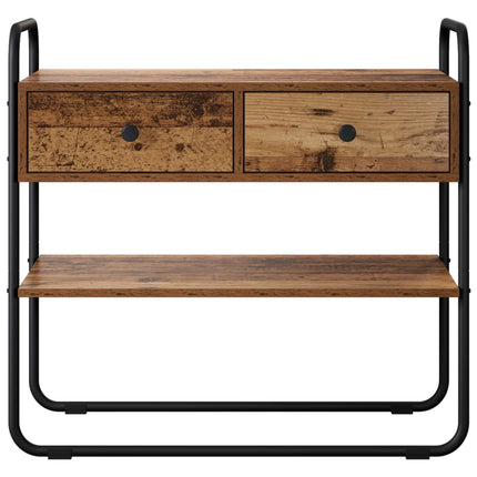 Konsolbord Gammelt træ 80 x 40 x 75 cm Konstrueret træ