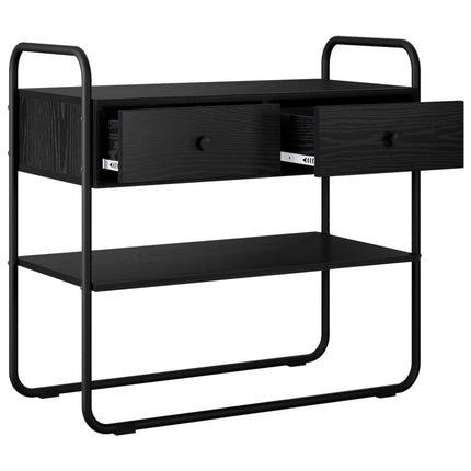 Konsolbord Sort eg 100 x 40 x 75 cm Konstrueret træ