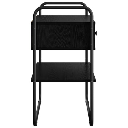 Konsolbord Sort eg 100 x 40 x 75 cm Konstrueret træ