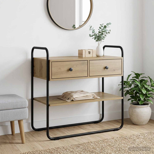 Konsolbord Artisan-eg 100 x 40 x 75 cm Konstrueret træ