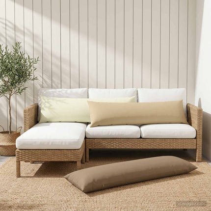 Pude med pude HEERLEN Beige 40 x 145 cm Polyester