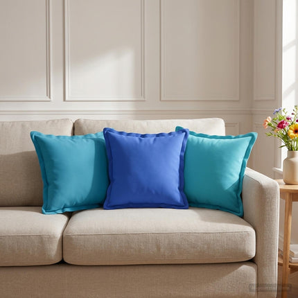 Pude med pude HOUTEN 6 stk. Turkis Polyester