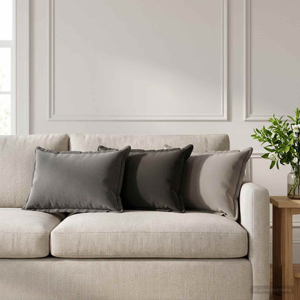 Pude med pude HOUTEN 2 stk. Sort Polyester