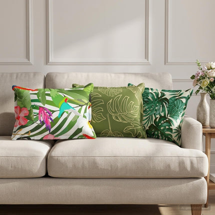 Pude med pude HOUTEN 2 stk. Flerfarvet Polyester