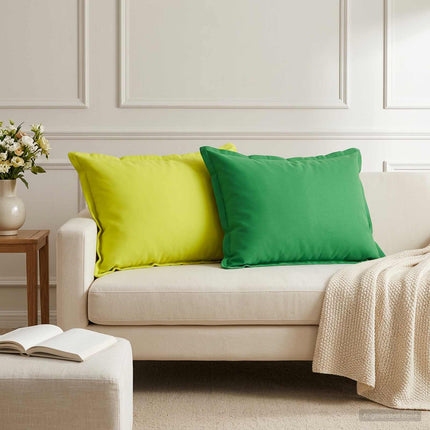 Pude med pude HOUTEN 2 stk. Lys grøn Polyester