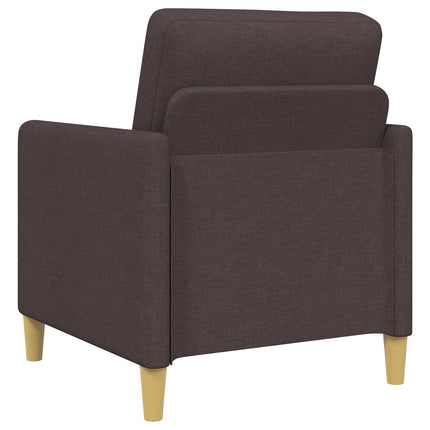 Sofa sæt med opbevaring 2 pcs Mørk Brun Polyester