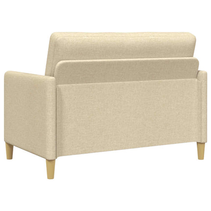 Sofa sæt med opbevaring 2 pcs Cremefarvet Polyester