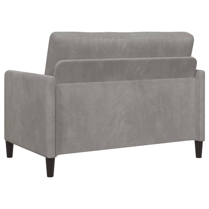 Sofa sæt med opbevaring 2 stk. Lysegrå Polyester