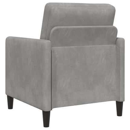 Sofa sæt med opbevaring 2 stk. Lysegrå Polyester