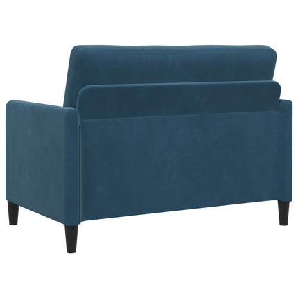 Sofa sæt med opbevaring 2 stk. Blå Polyester