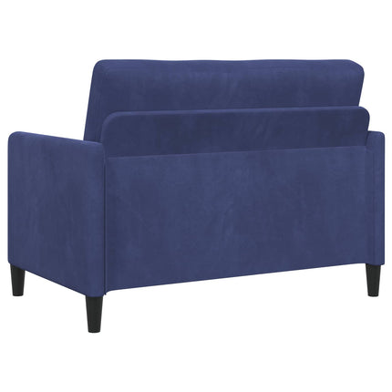 Sofa sæt med opbevaring 2 stk. Politi blå Polyester