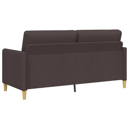 Sofa sæt med opbevaring 2 stk. Mørk Brun Polyester