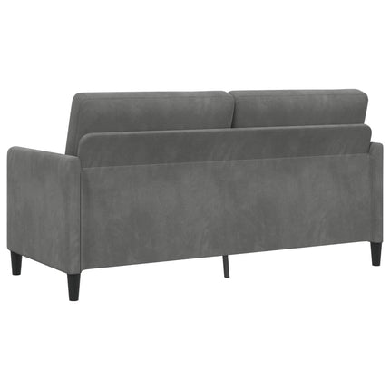 Sofa sæt med opbevaring 2 stk. Mørkegrå Polyester