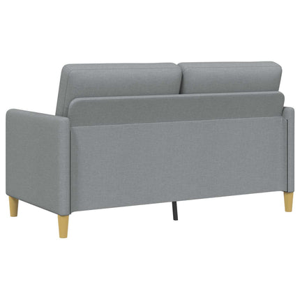 Sofa sæt med opbevaring 2 pcs Lysegrå Polyester