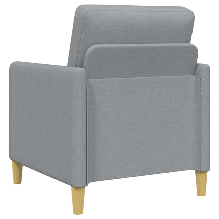 Sofa sæt med opbevaring 2 pcs Lysegrå Polyester